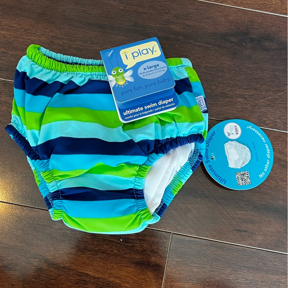 NWT - iPlay Ultimate Reuseable Swim Diaper - XL (18-24months)